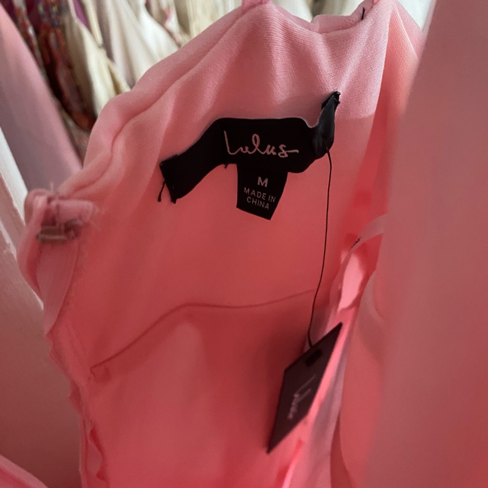 Lulus Pink Ruffled Maxi Dress - Picture 6 of 6
